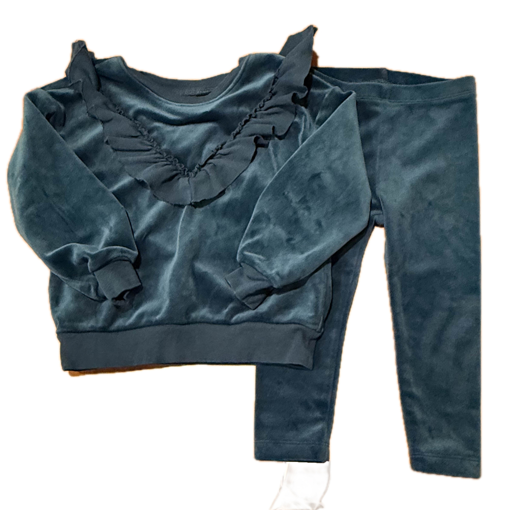 Tea Collection Girls Teal Apparel Sets size: 2T